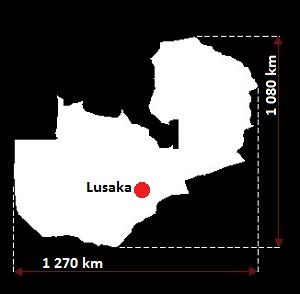 Zambia map
